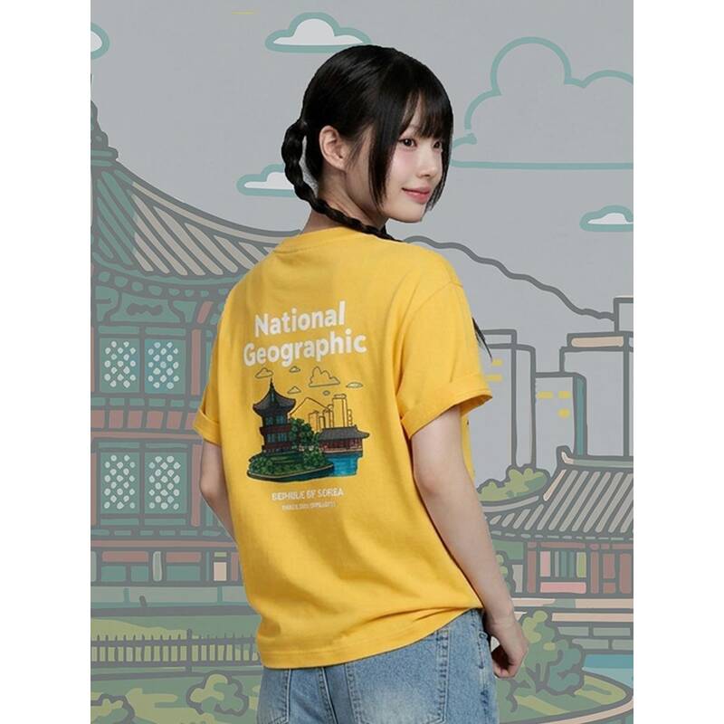 ナショナルジオグラフィック NATIONALGEOGRAPHIC N262UTS921 [ROK] 光化門グラフィック半袖Tシャツ YELLOW N262UTS921040 420247