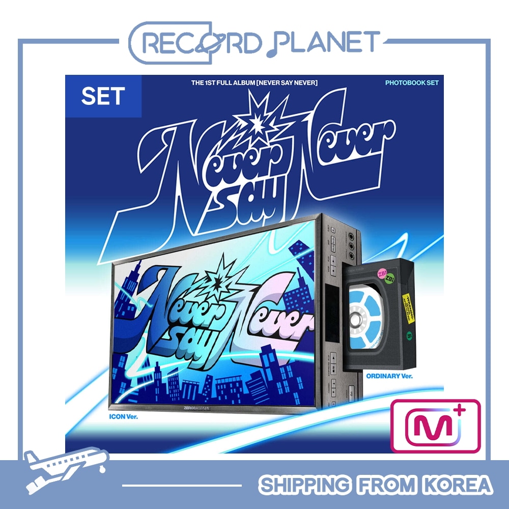 ONLINE特典+ [SHOWCASE POB] 2種セット ZEROBASEONE - THE 1ST FULL ALBUM [NEVER SAY NEVER] PHOTOBOOK Ver.