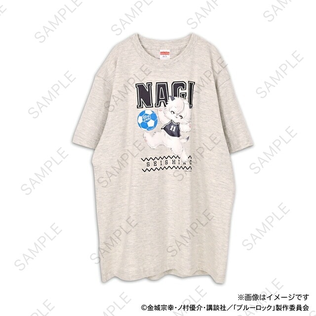 【新品/公式】 ブルーロック_Ms LUTRAコラボ ゆったりTシャツ(凪 誠士郎) 公式グッズ