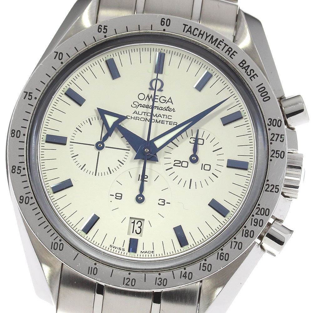 オメガ OMEGA 3551.20 スピードマスター ブロードアロー クロノグラフ 自動巻き メンズ 良品 保証書付き_813562【中古】
