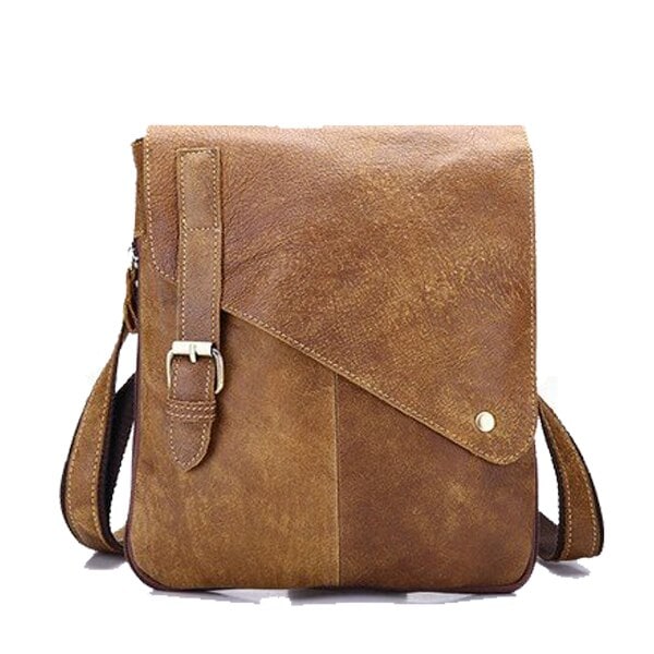 ショルダーバッグ ビジネス 牛革 斜め掛け 男女兼用 軽量 レザー 大きめ 2way 本革