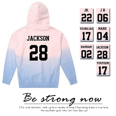 GOT7 FLY　JB　06　大人気応援フート付きパーカー　長...のサムネイル