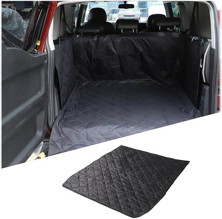 トヨタ FJクルーザー 2007～2021年専用 トランクマット ドライブシート ペットシート ペット用 犬 マットカバー ラゲッジマット カー用品 滑り止め 旅行(トランクに設置)