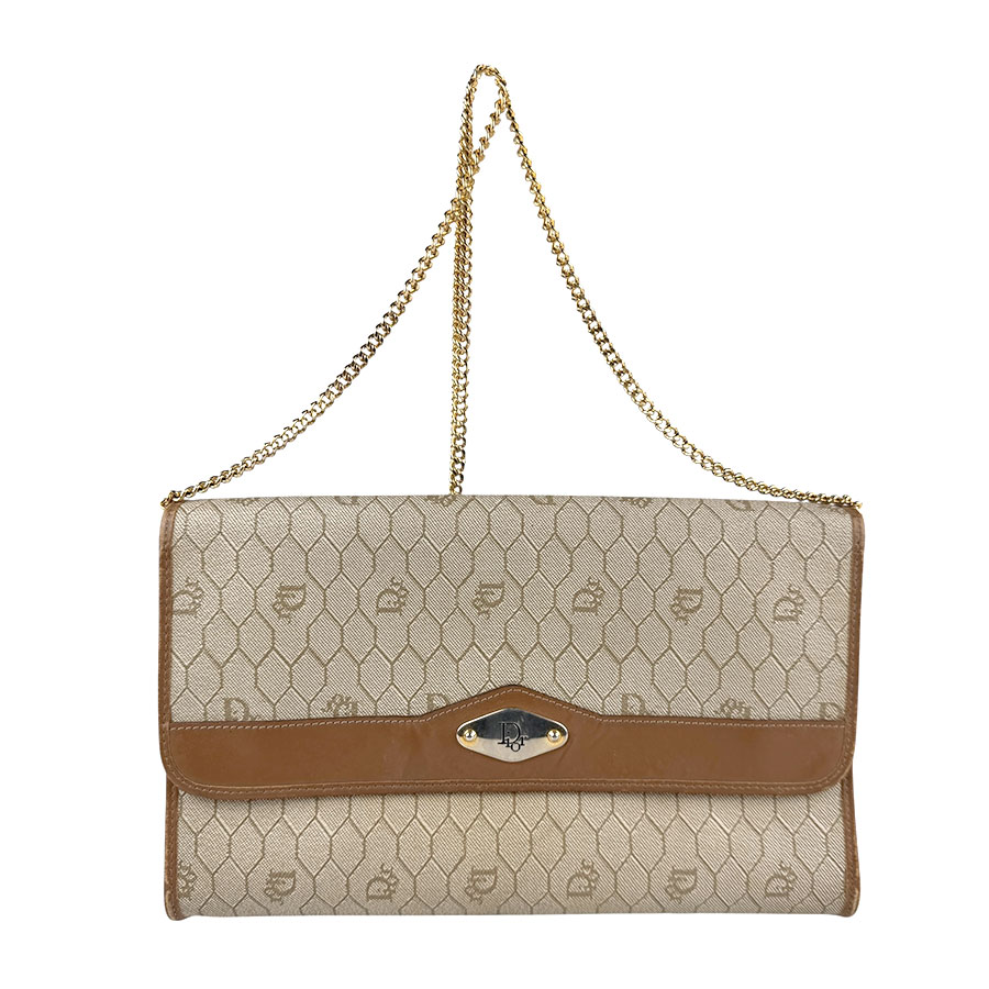 クリスチャンディオール Christian Dior ショルダーバッグ PVCコーティングキャンバス ブラウン系 レディース z6182 15,048円