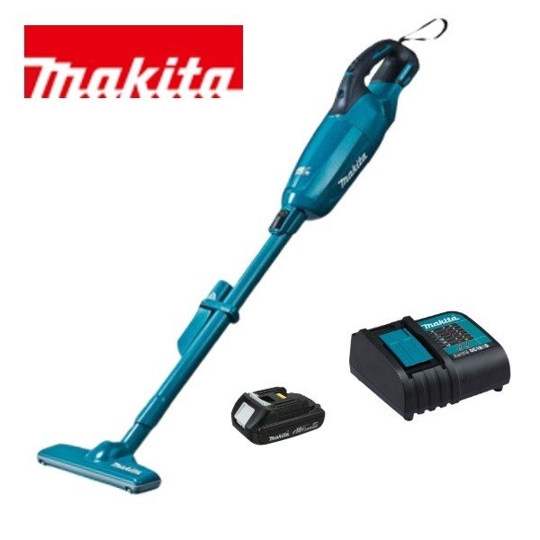 当店だけ！バッテリー充電器も1年保証! マキタ コードレス掃除機 18V 青 カプセル式 CL280FDZ + 軽量バッテリ BL1820B + 静音充電器DC18WC 充電式 クリーナー リチウムイ