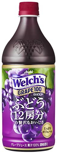 他サイト： アサヒ飲料 Welchs(ウェルチ) グレープ100 800g×8本の商品画像