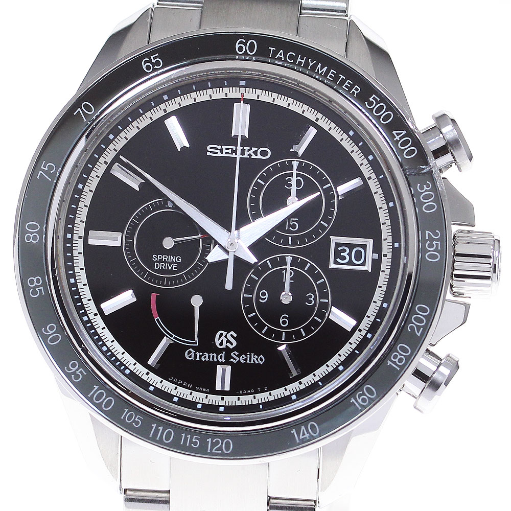 訳あり セイコー SEIKO SBGB003/9R84-0AA0 グランドセイコー マスターショップ限定 スプリングドライブ メンズ 箱付き メーカーOH済_817048【中古】