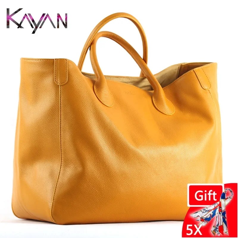 New super Large Women tote bag cow leather star style Female shoulder bag hot in shopping bag summer