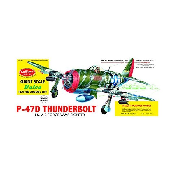 Guillows 1/16 Republic P.47D Thunderbolt # 1001 並行輸入品 29,250円