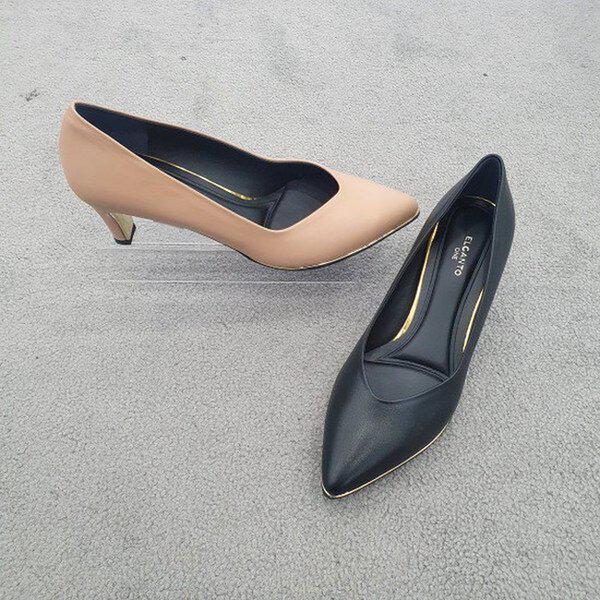 天然皮革 超軽量クッションアップ 女性 ベーシック パンプスlcwd22u14c_US