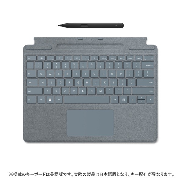 surfacepro スリムペン2付きsignatureキーボード アイスブルー - PC