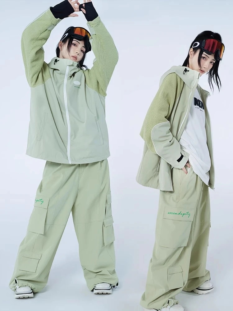 スノーボードウェア 上下セット レディース メンズ 防水20000mm スキーウェア スノボウェア ジャケット アウター パーカー ロングパンツ 男女兼用 韓国風 防水 防寒 防雪保温防風通気