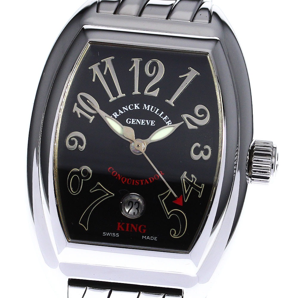 フランクミュラー FRANCK MULLER 8002SCKING コンキスタドール キング デイト 自動巻き メンズ 良品 _808976【ev10】【中古】