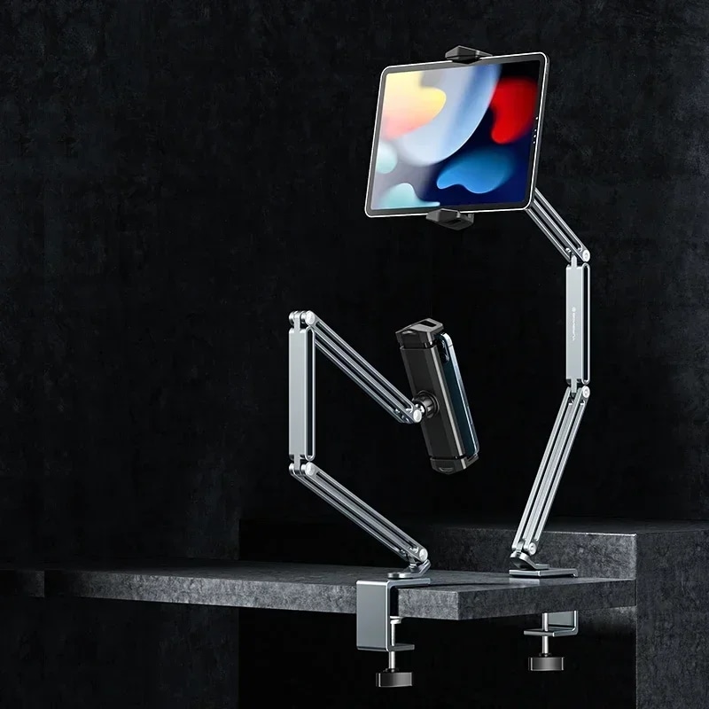 Xiaomi用の調整可能な折りたたみ式タブレットスタンド,金属製デスクスタンド,ロングアーム,iPad 11,12 Pro 7,568円
