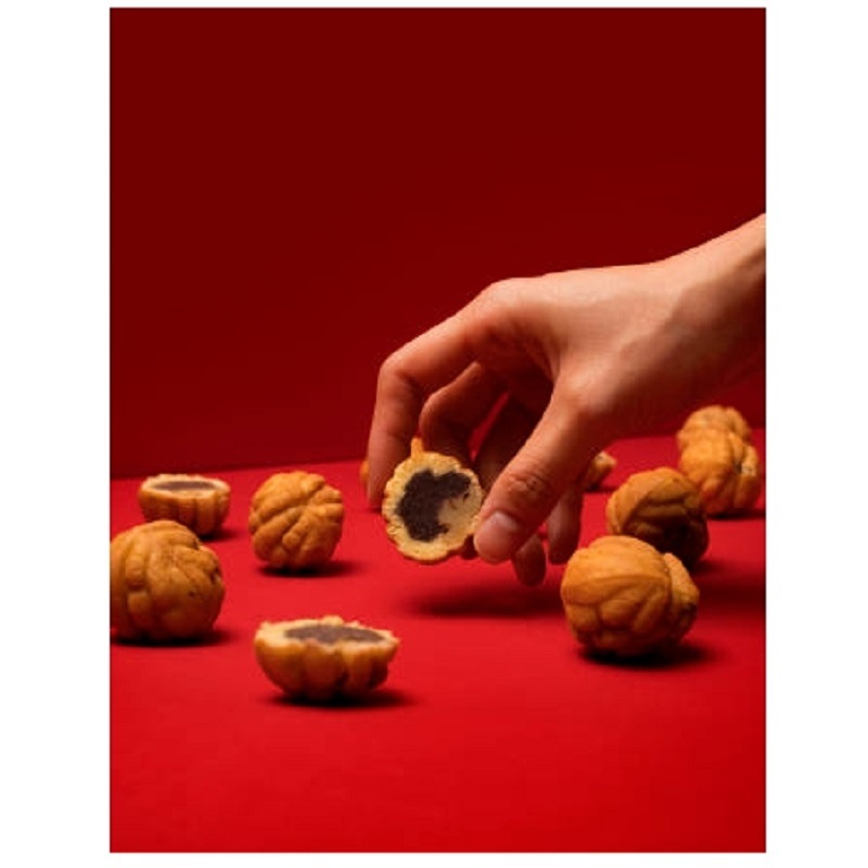 韓国明洞ソウルえきの人気お菓子-まつしげゆたか-くるみ菓子-15粒x 3