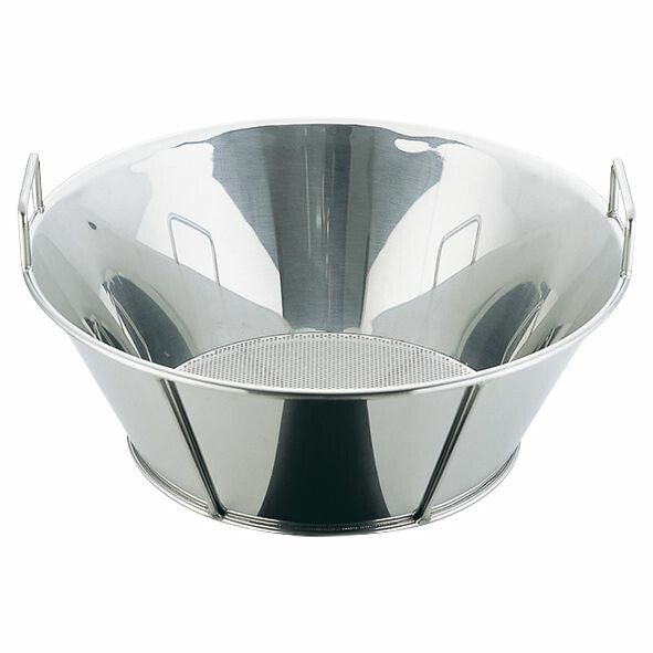 三宝産業 UK18-8パンチング 揚げザル 底パンチング 48cm