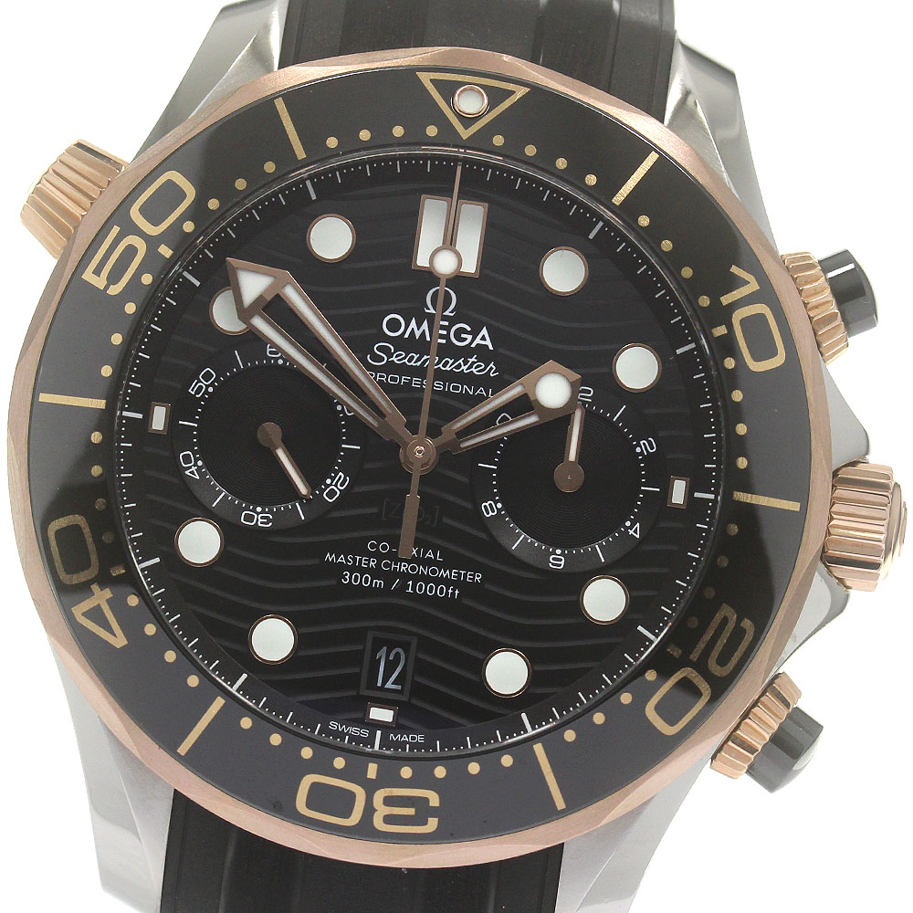 オメガ OMEGA 210.22.44.51.01.001 シーマスター300 コーアクシャル マスタークロノメーター 自動巻き メンズ 良品 箱・保証書付き_869682【中古】
