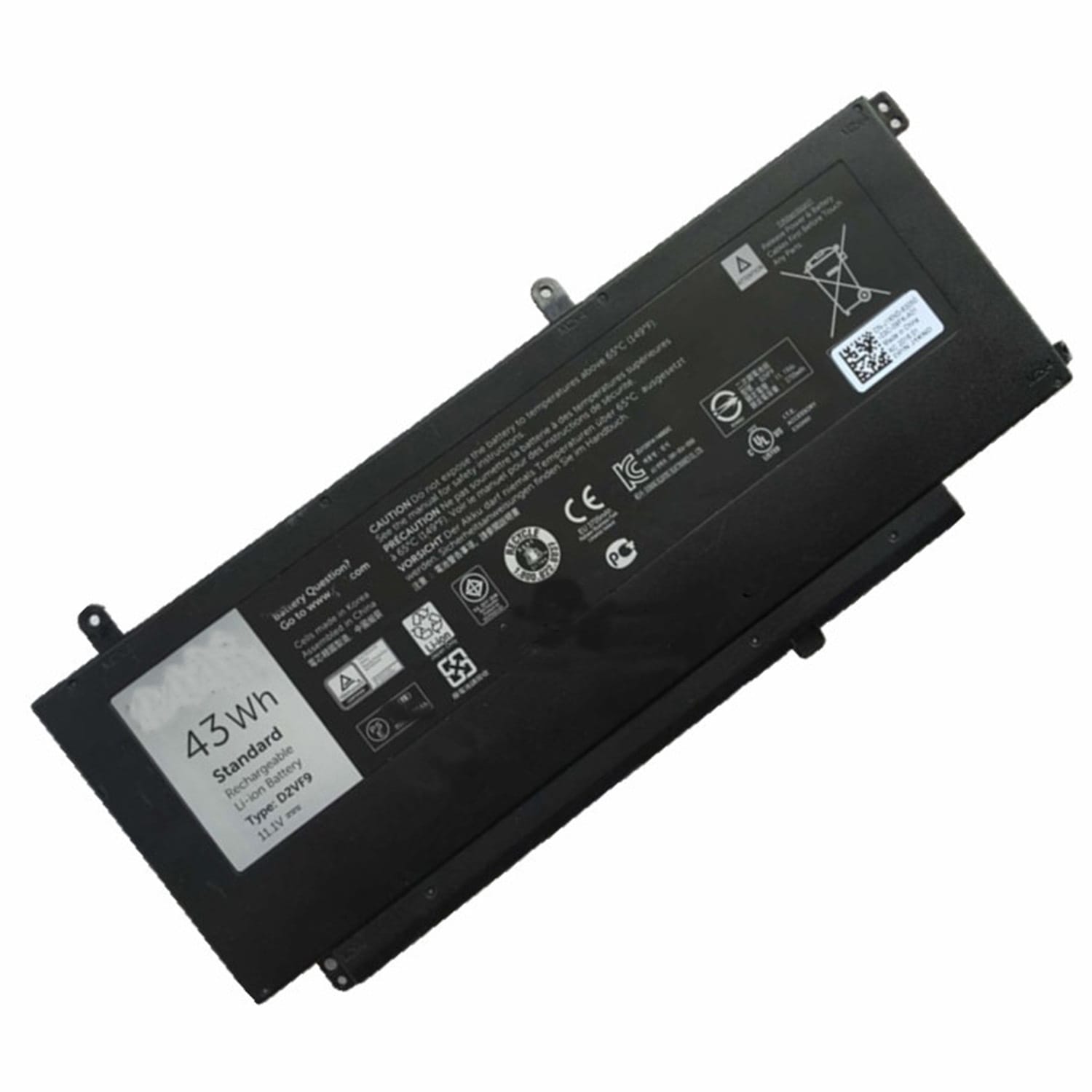 D2VF9バッテリー 電池・DELLノートパソコン互換 0PXR51 PXR51 15 7547 15br-7348 D2VF9 交換用のバッテリー dc909-A193