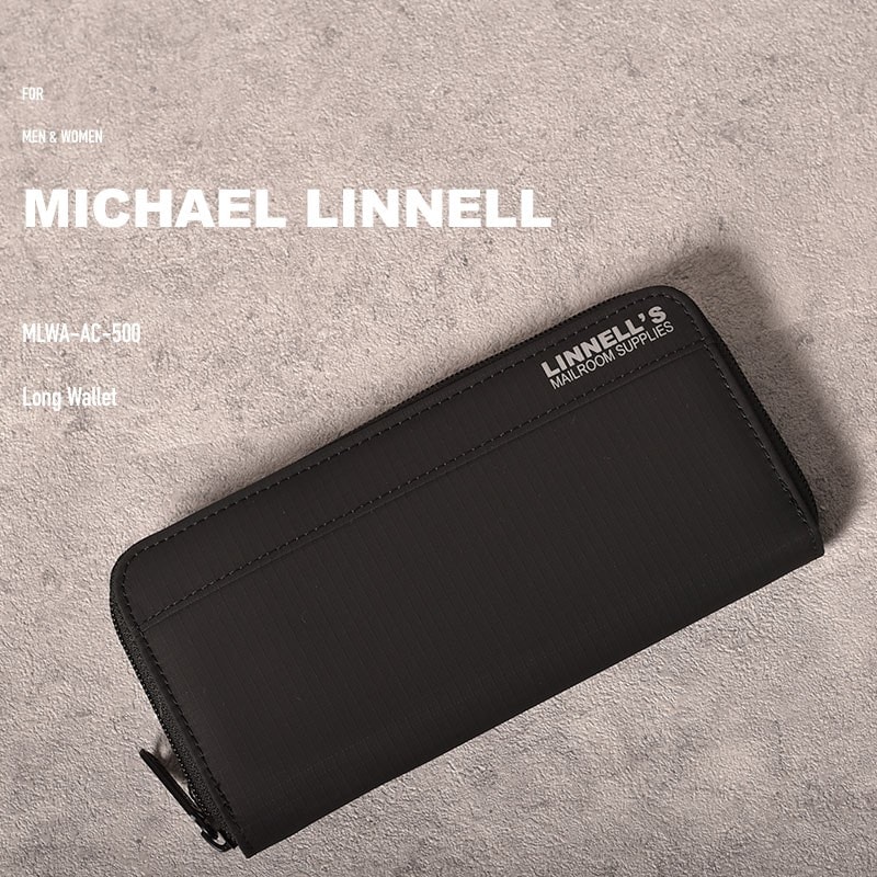財布 長財布 長札 ロングウォレット お財布 メンズ レディース マイケルリンネル MMLWA-AC-500ラウンドジップ長財布 MICHAEL LINNELL