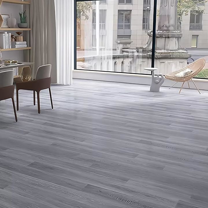 フローリングマット 木目 置くだけ 防水 キズ防止 カット可能 賃貸 土足 フロアマット フロアシート 防炎 抗菌 床暖房対応 滑り止め リフォーム (木目D104, 江戸間8畳)