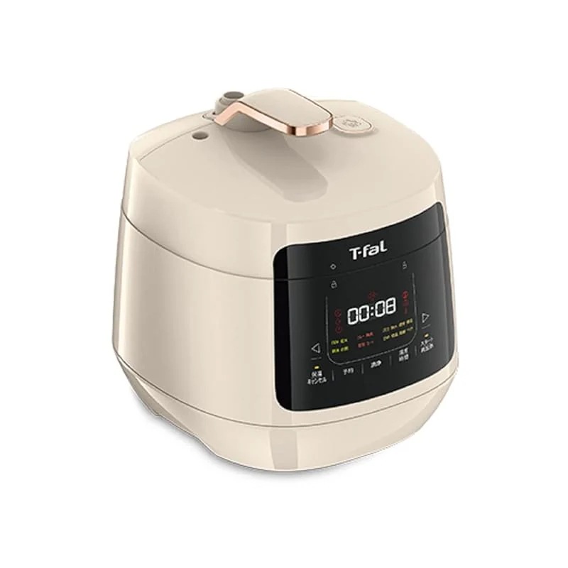 【即納】ティファール 電気圧力鍋 無水調理 3L 24人用 1台16役 独自の煮込み鍋 「ラクラクッカー プラス コンパクト」 時短 アイボリー CY353AJP ポリプロピレン製