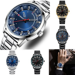 腕時計 男新curren 腕時計 ファッション ビジネス 腕時計 ステンレス スチールス ウォッチ