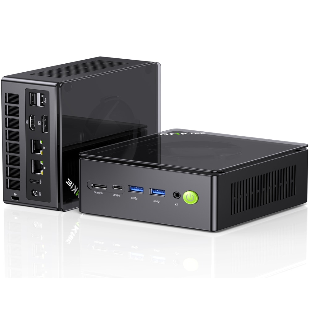 GMKtecジーエムケーテック 超小型 デスクトップパソコン NucBox K8 Plus(Windows 11 Pro/AMD Ryzen 7 8845HS/メモリ 32GB/SSD 1TB/VE