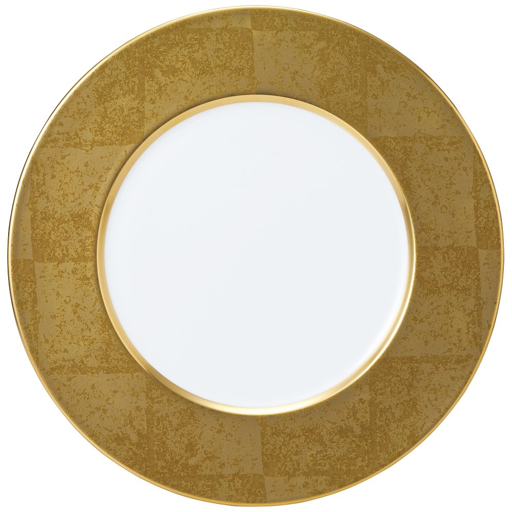 NARUMI(ナルミ) プレート 皿 金箔バンド ゴールド 29cm フラット リム 51880-5513
