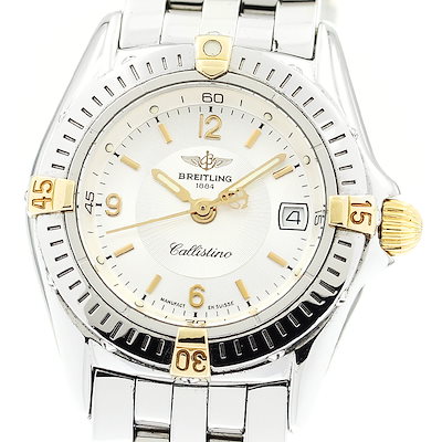 ブライトリング BREITLING B52045.1 カリスティーノ デイト クォーツ レディース _884216【中古】