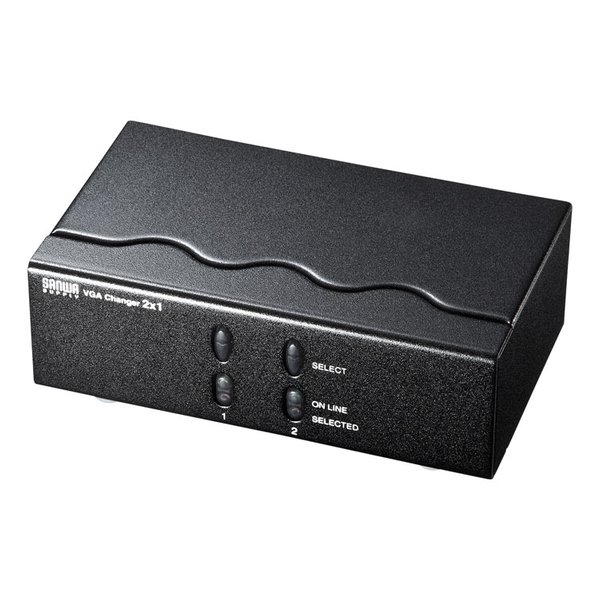 ディスプレイ切替器 ミニD-sub HD 15pin用 ・2回 SW-EV2N2