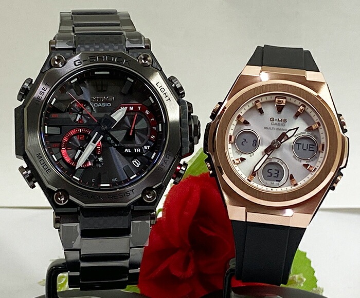 恋人たちのGショックペア G-SHOCK BABY-G ペアウォッチgショック 人気 婚約　夫婦 高級　クリスマス プレゼント おすすめ ペア腕時計 カシオ 2本セット gショック 電波ソーラー M