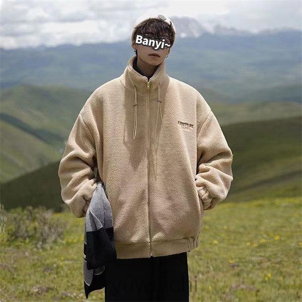 【急速出荷!】フリースジャケット ボアジャケット フリースパーカー メンズ 20代30代40代 アウター 大きいサイズ フリース もこもこ ゆったり きれいめ ビックシルエット