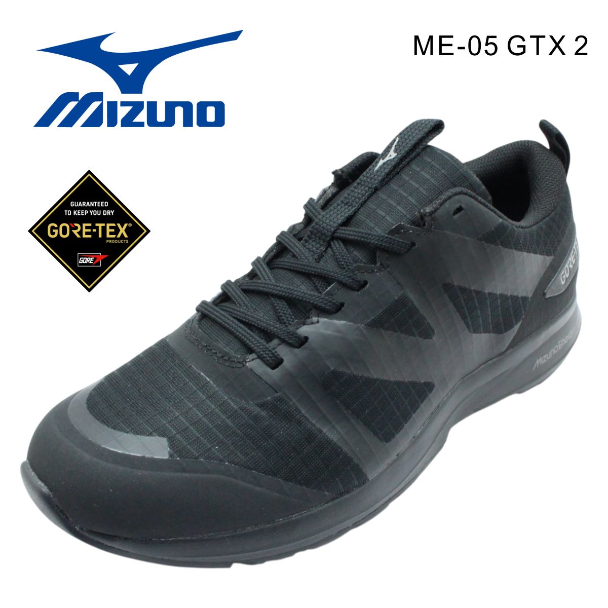 MIZUNO ミズノ メンズ ウォーキングシューズ ゴアテックス 防水 ME-05 GTX II カジュアル スニーカー ブラック B1GE230709