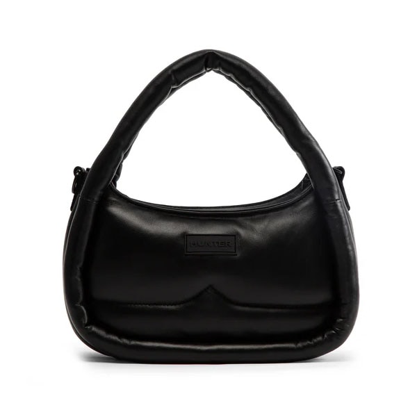 ハンター HUNTER レザー フレームド ミニ ホーボー クロスボディ ブラック UBX5509LHR-BLK バッグ