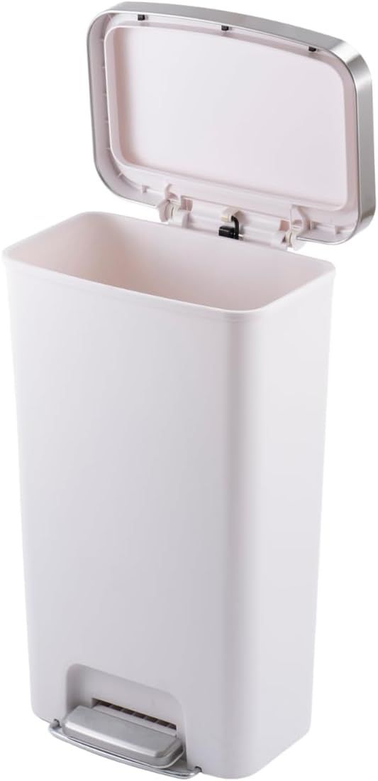 ゴミ箱 ハナステップピン 45L ペダル式 (ホワイト)