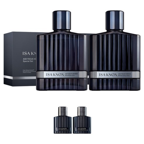 【JTr】 エイジフォーカス オム 2種 1セット（スキン 150ml+25ml / ローション 150ml+25ml） ・ 弾力サポート ・ 水分補給 ・ 低刺激 ・ エイジングケア ・ メンズスキ