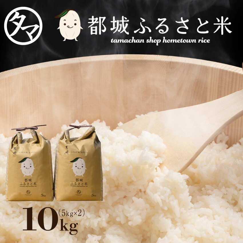 都城ふるさと米 10kg(精白米） 令和7年産ひのひかり 宮崎の清らかな大自然で育まれた美味しいお米をご堪能下さい 【ひのひかり】【九州 米】宮崎県都城市産