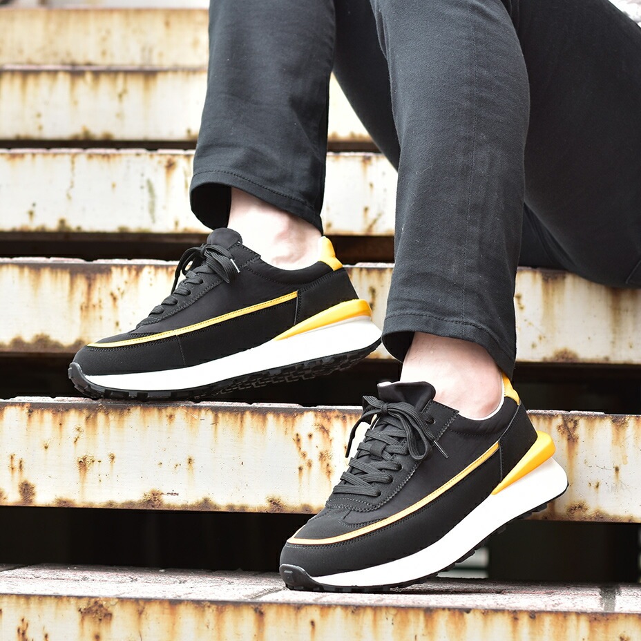 厚底 スニーカー メンズ 白 黒 実物 厚底スニーカー ブランド ローカットスニーカー 韓国 おしゃれ