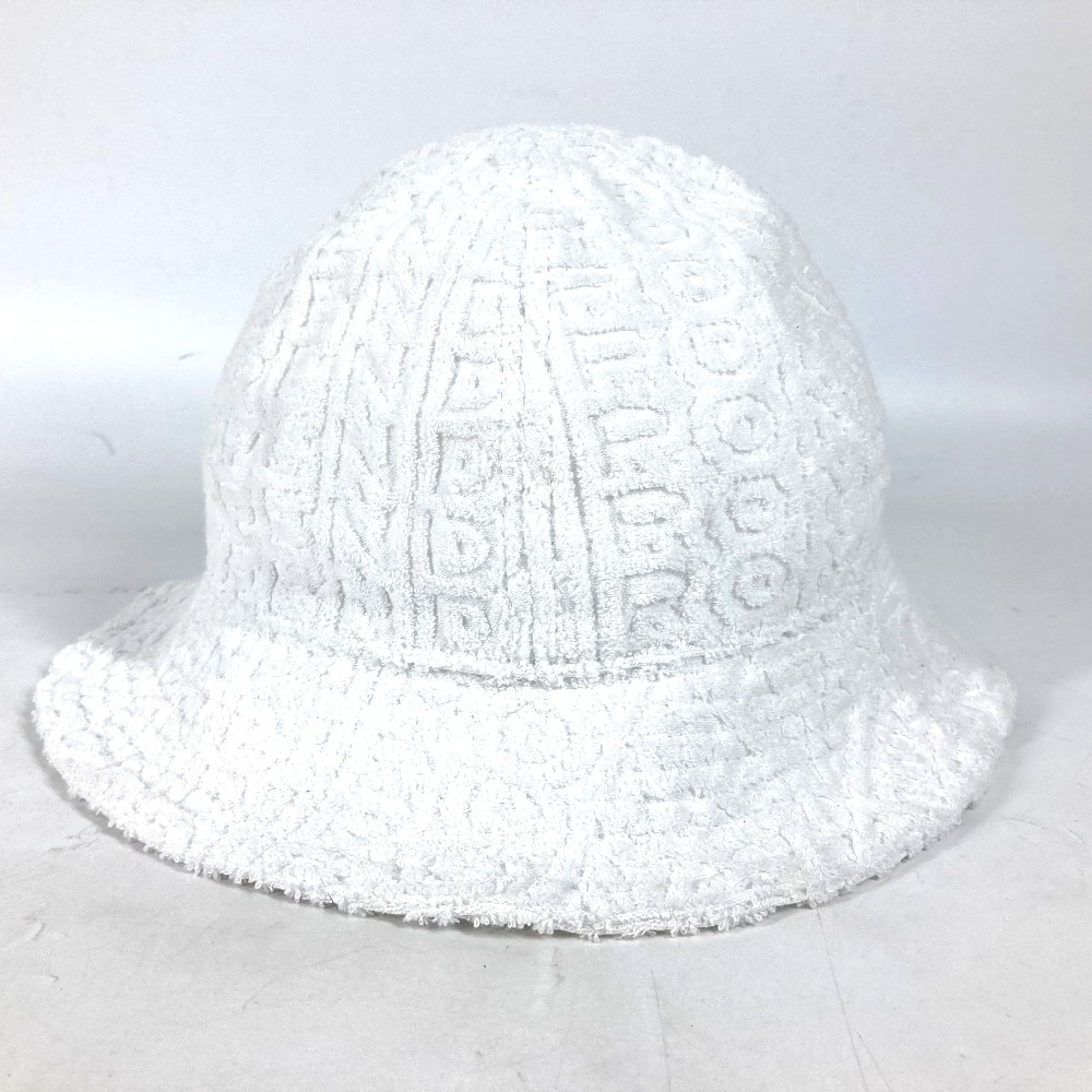 ハット FXQ982 ズッカ ロゴ マークジェイコブス MARC JACOBS コラボ ハット帽 帽子 バケットハット ボブハット パイル コットン ホワイト
