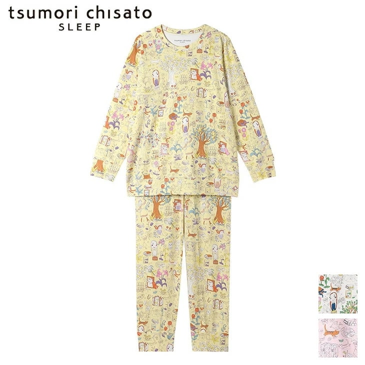 ツモリチサト tsumori chisato ワコール wacoal パジャマ ルームウェア 部屋着 長袖 動物＆植物柄 ツモリチサトスリープ 寝間着 春夏 UDX533 12,373円