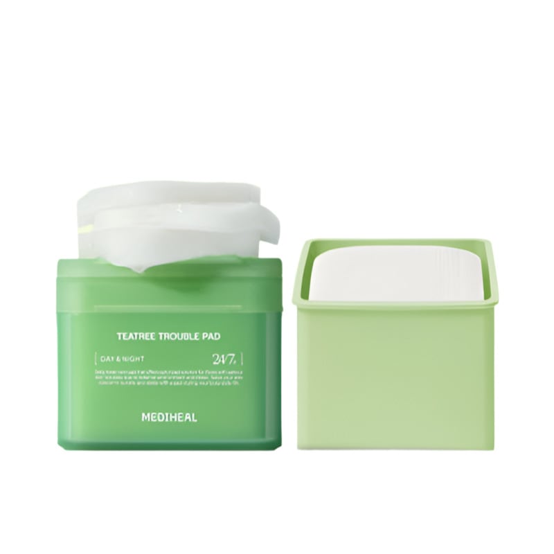 ティーツリートラブルパッド, 100枚, 本品+レフィル100枚