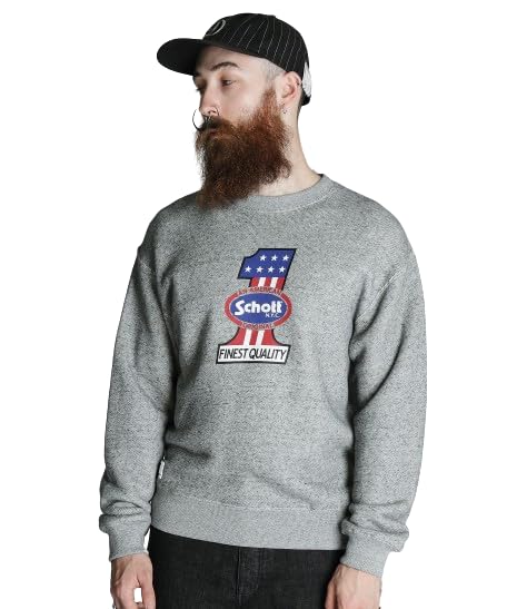 【Schott】【ショット】 SALT AND PEPPER SWEAT NO.1 AMERICAN ソルトアンドペッパー スウェット ナンバーワンアメリカン メンズ M 020 グレー 782-42 10,556円