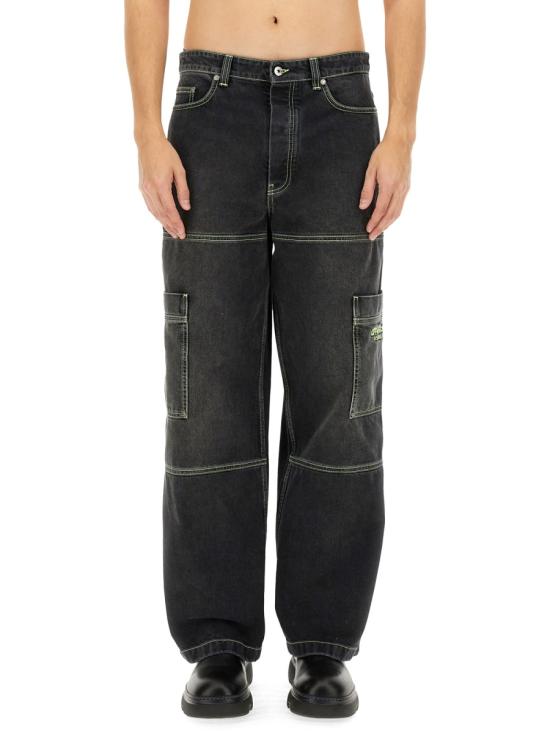 OFF WHITE Men Denim Pants OMYA18Q S25DEN0021350 BLACK