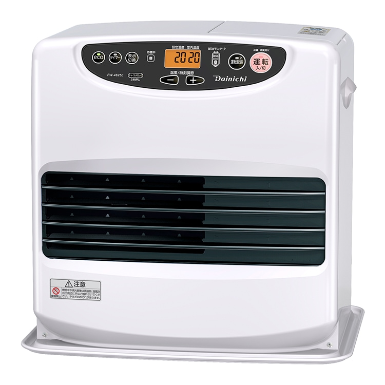 【取り寄せ商品・ご注文後キャンセル不可】DAINICHI ダイニチ 石油ファンヒーター FW-4625L-W ムーンホワイト L type