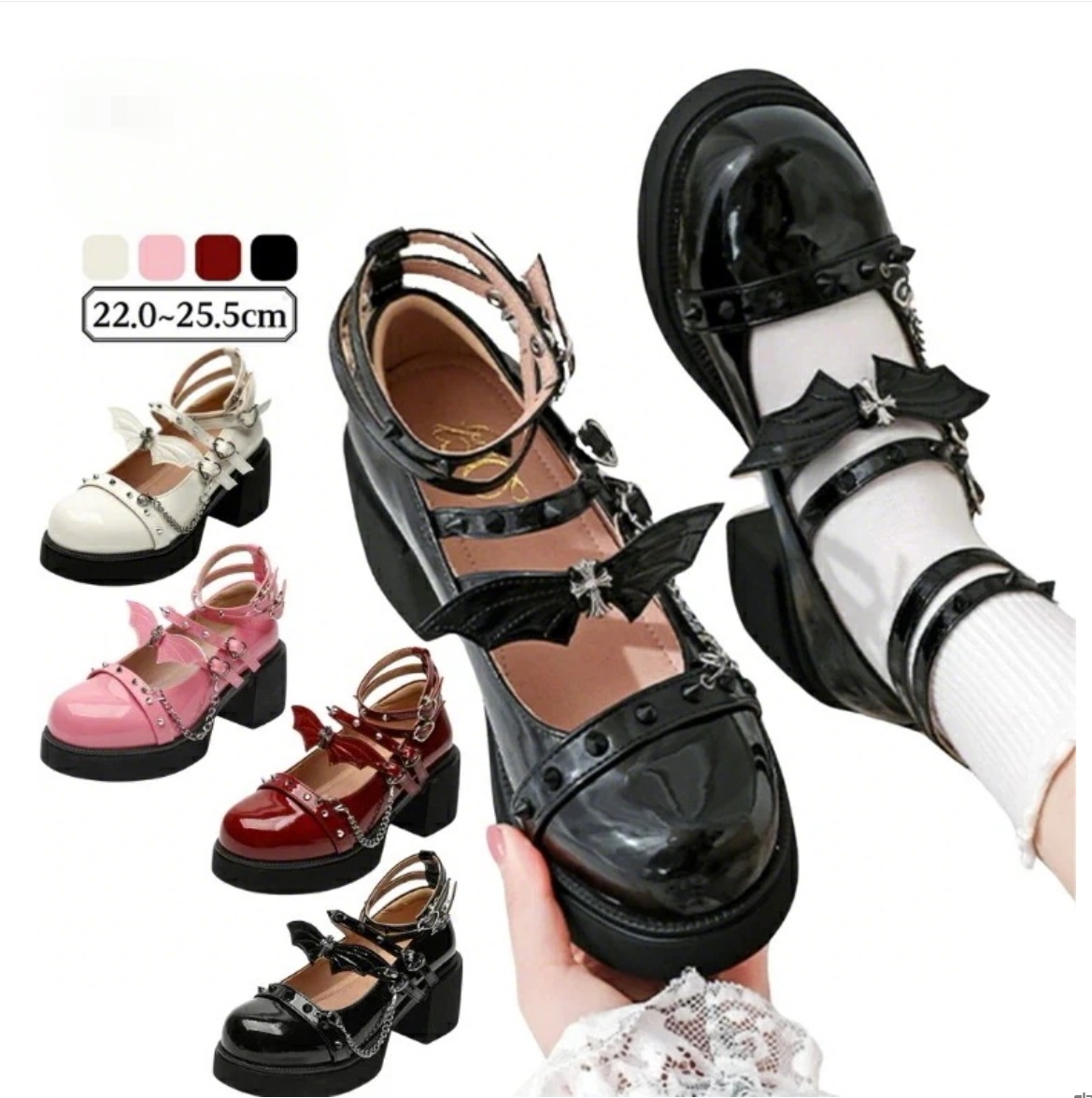 ハイヒール レディース ファッション 太ヒール 女性用 おしゃれ 普段使い 可愛い シューズ 厚底 艶あり 光沢 キラ シンプル かわいい PUレザー 大人 発表会 学生 ビジネス 柔らかい 通勤 仕