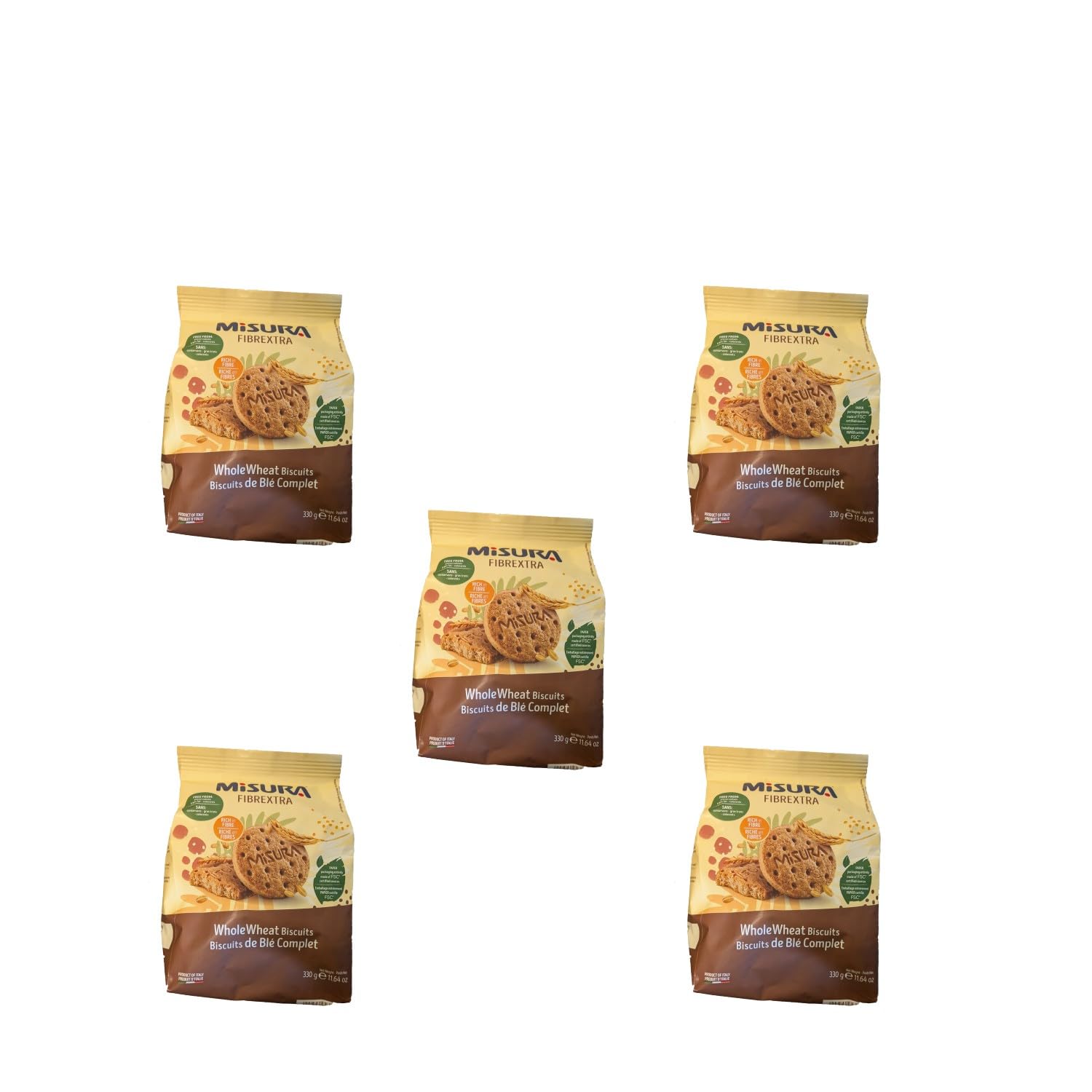 ミズーラ 全粒粉ビスケット 330g×5個セット MISURA その他お手軽材料 クラッカー ビスケット ミズーラ 食物繊維全粒粉
