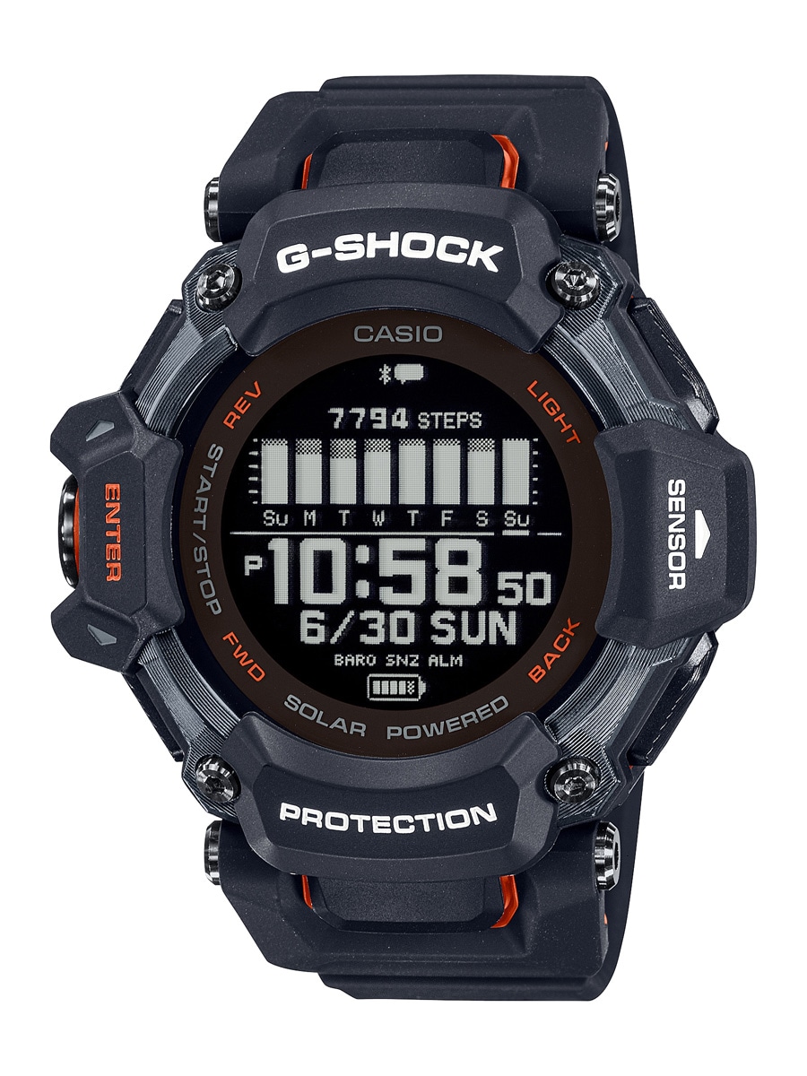 カシオ 【国内正規品】G-SHOCK（ジーショック）　G-SQUAD ソーラーGPS電波　メンズタイプ GBD-H2000-1AJR
