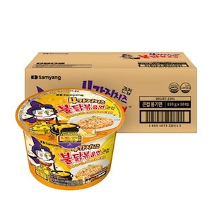 大きなカップ 4種類 チーズプルダック炒め麺 110g X 16入り