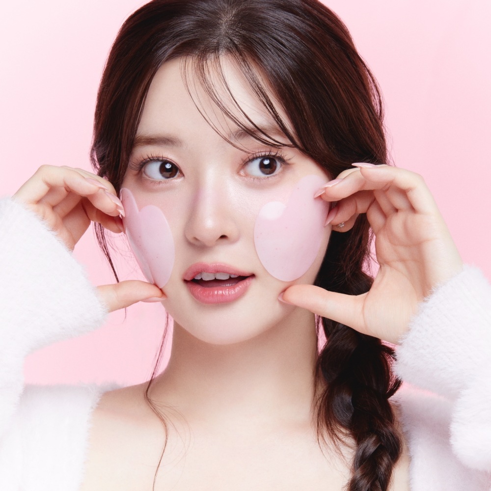 [MUSE AURA]ハート部分用シートマスク チークパック Pinkish Hydrogel Heart Cheek Pack「韓国人気」