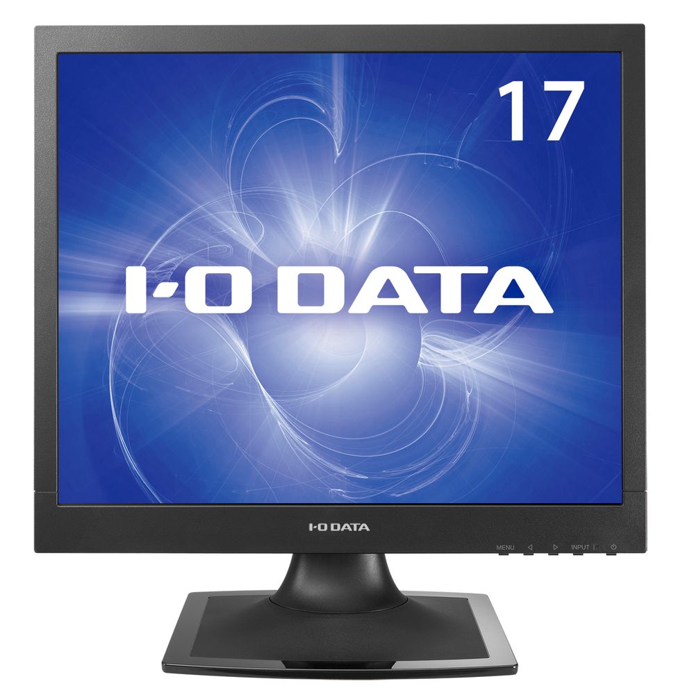 アイ・オー・データ機器I-O DATA スクエア液晶ディスプレイ(17型/TN/SXGA 1280×1024/75Hz/5ms/D-sub・DVI-D/VESA/5年保証)(ブラック) LCDAD